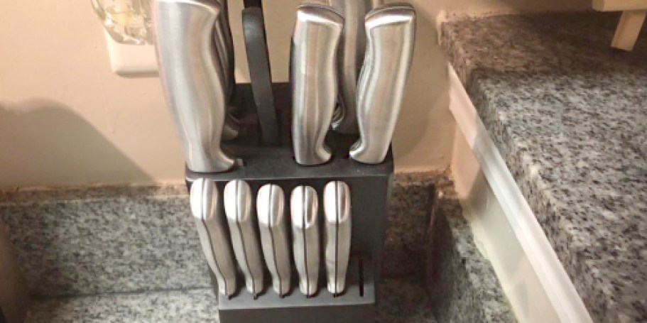 Farberware 15-Piece Stainless Steel Knife Set Only $19.99 Shipped for Prime Members (Reg. $49)