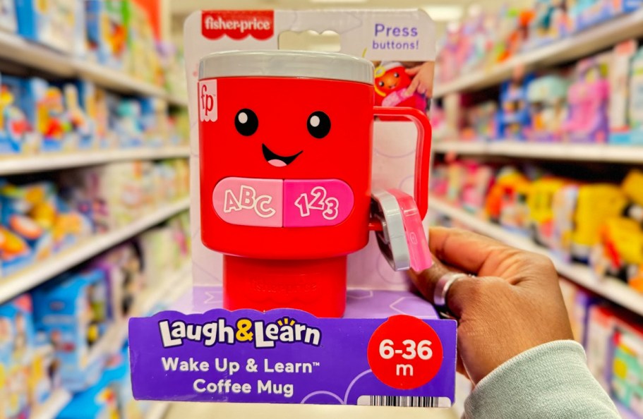 Fisher Price Laugh & Learn Coffee Mug Just $7.49 on Target.com | Fun Holiday Gift!