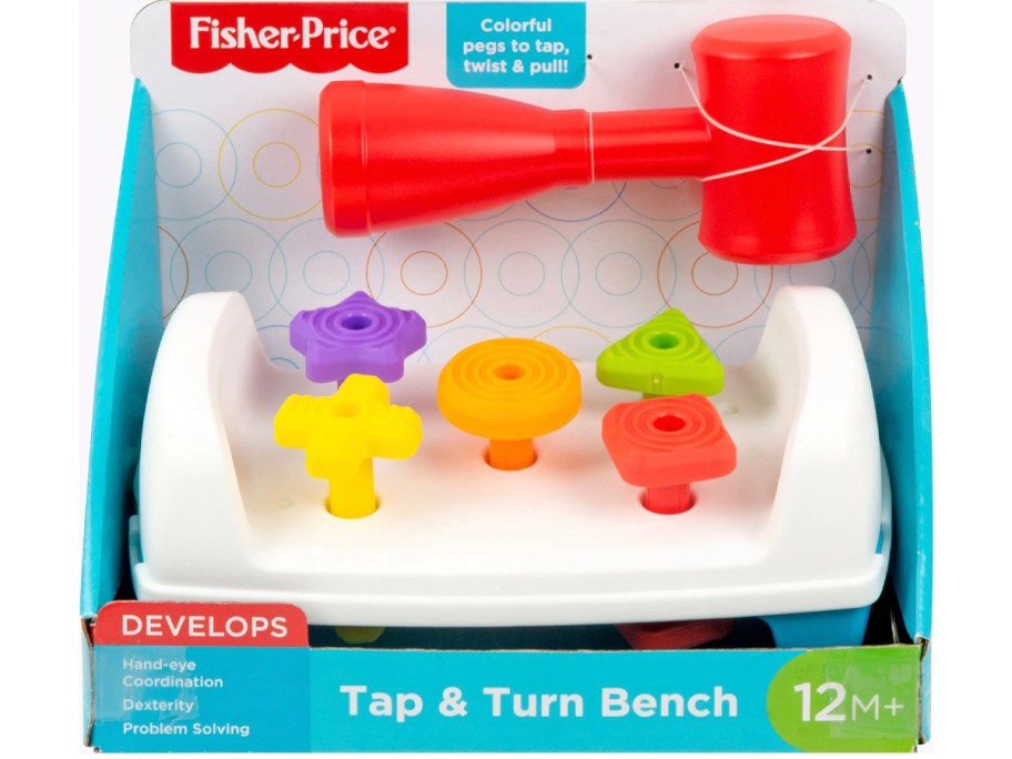 fisher price tap and turn bench toy 