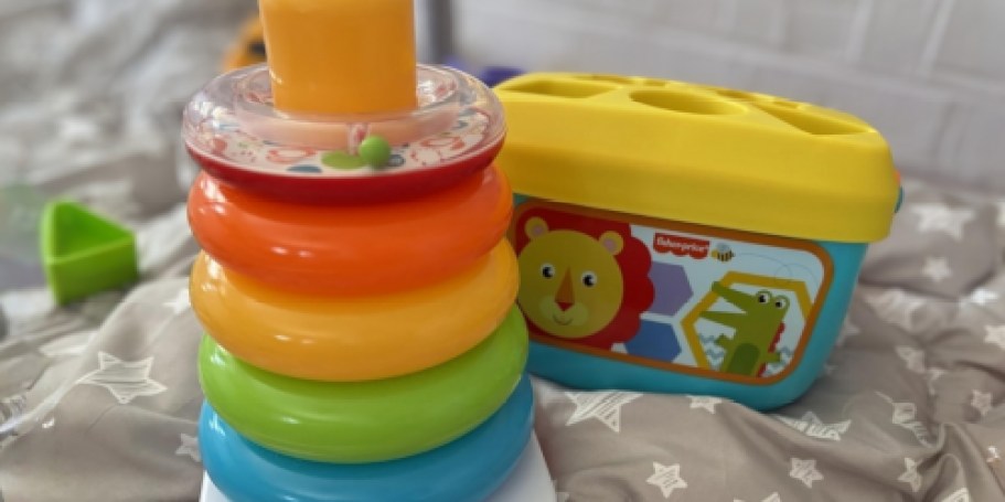 Fisher-Price Baby’s First Blocks + Rock-a-Stack Toy Bundle Only $9.99 on Amazon (Reg. $18.35)