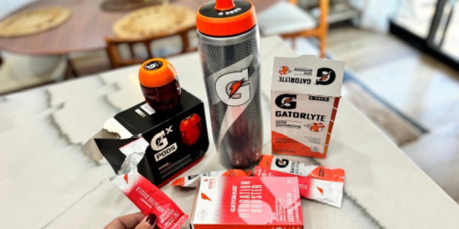 Gatorade Hydration Sticks 48-Count AND Water Bottle JUST $24 Shipped ($78 Value!)