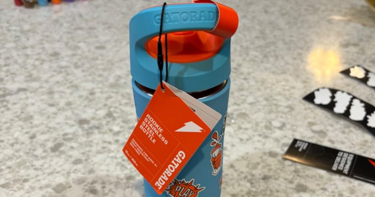 Gatorade Kids Water Bottle ONLY $7.49 Shipped (Reg. $20) | Super Durable & Leak-Proof