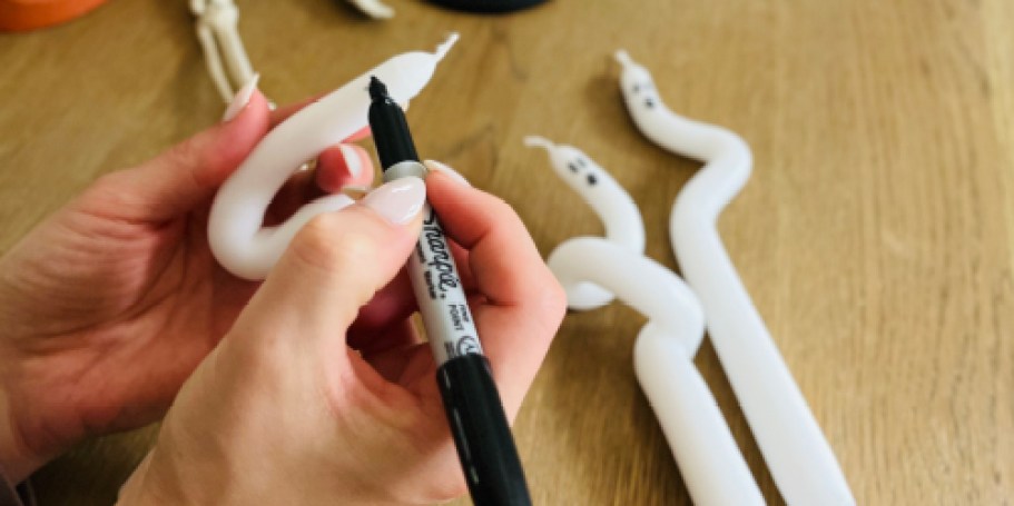 DIY Spooky Ghost Candles in Minutes (Just Add Hot Water!)