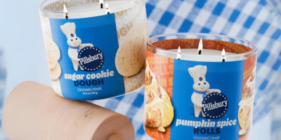 NEW Goose Creek Pillsbury Candles Just $11.99 | Cinnamon Rolls, Cookies, Biscuits, & More