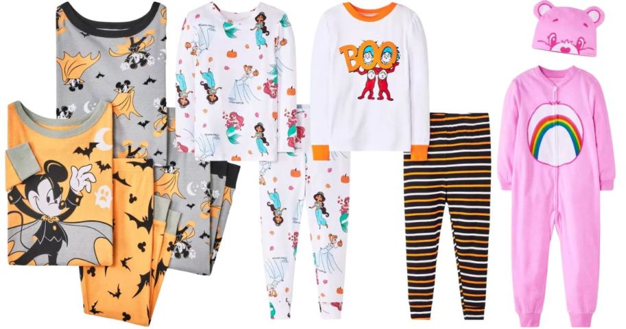 toddler halloween pajama sets