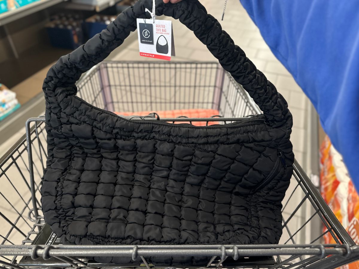 Free People Inspired Quilted Carryall ONLY $19.99 at ALDI