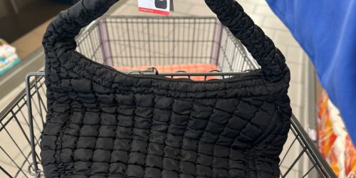 Free People Inspired Quilted Carryall ONLY $19.99 at ALDI