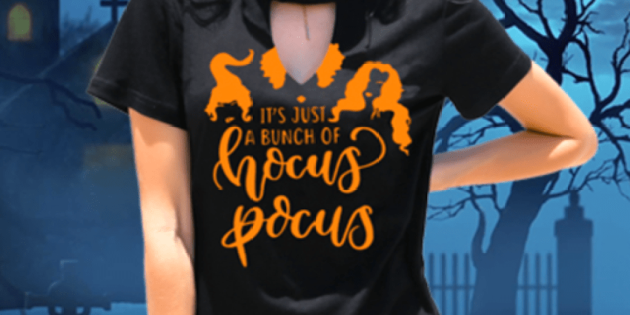 Hocus Pocus Women’s Halloween Shirts from $4.99 on Amazon (Reg. $20)