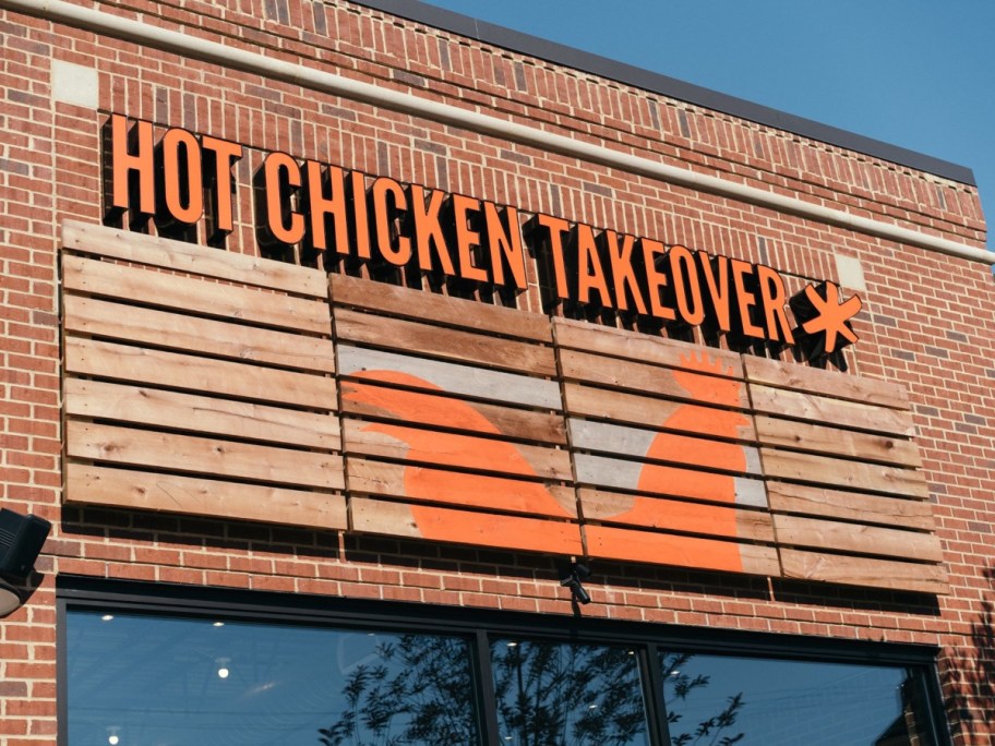 exterior of Hot Chicken Takeover restaurant