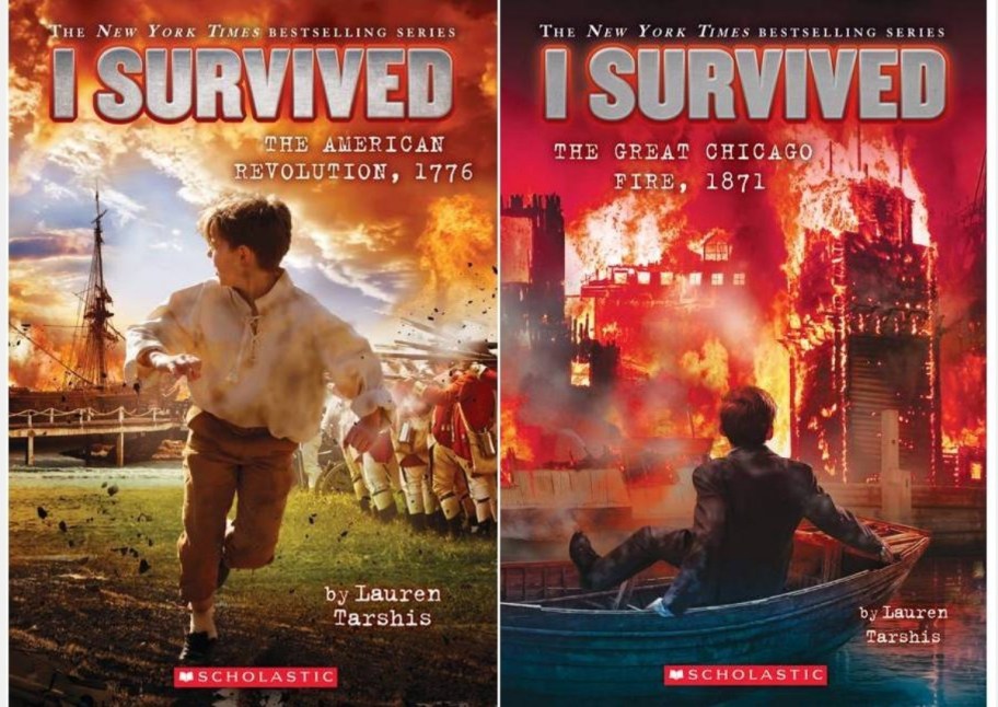 book covers from the i survived history series