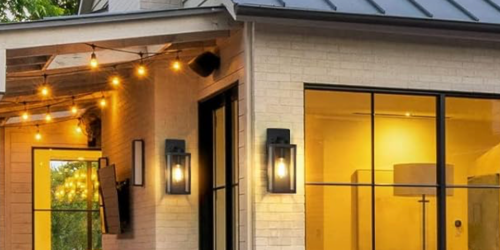 TWO Outdoor Lantern Light Fixtures Only $35.96 Shipped w/ Amazon Prime (Reg. $70)