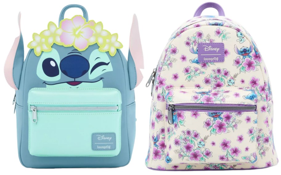 two stitch mini backpacks