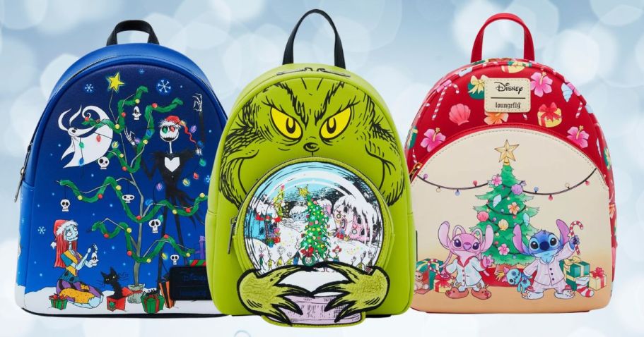 GO! Up to 50% Off Trendy Loungefly Holiday Backpacks on HotTopic.com