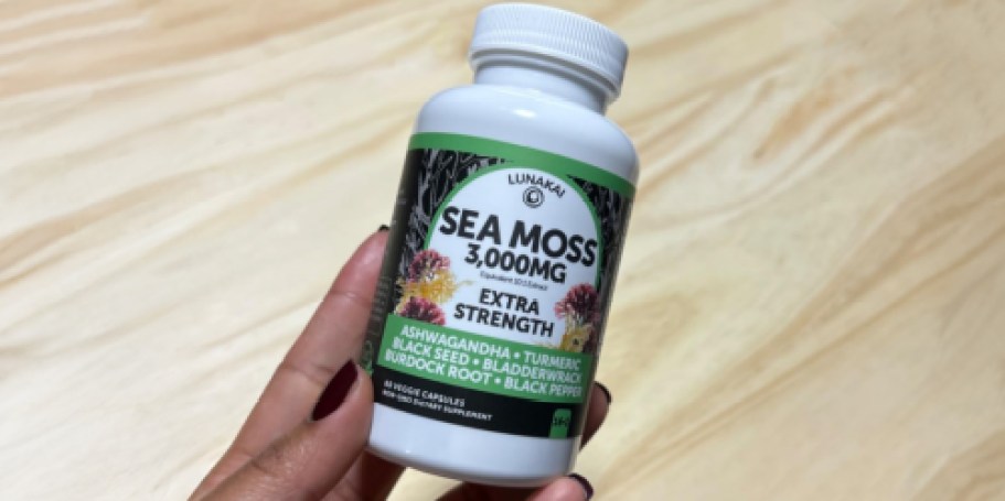 Lunakai Sea Moss 60-Count Capsules Only $9.72 Shipped on Amazon (Reg. $32)