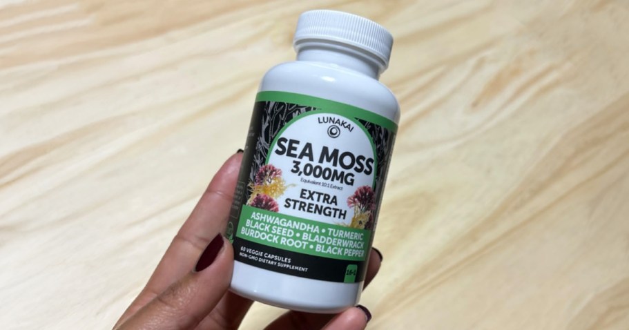 Lunakai Sea Moss 60-Count Capsules Only $9.72 Shipped on Amazon (Reg. $32)