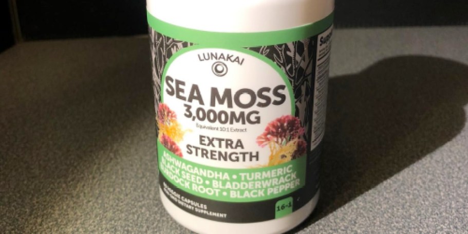 Lunakai Sea Moss Capsules 60-Count Only $11.66 on Amazon (Reg. $32)