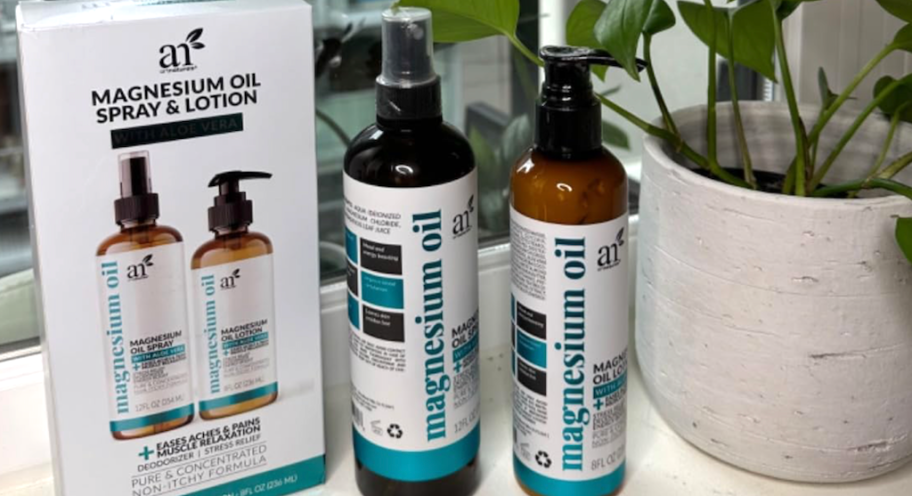 Magnesium Oil Spray AND Lotion Set Only $9.99 Shipped on Amazon (Reg. $15)