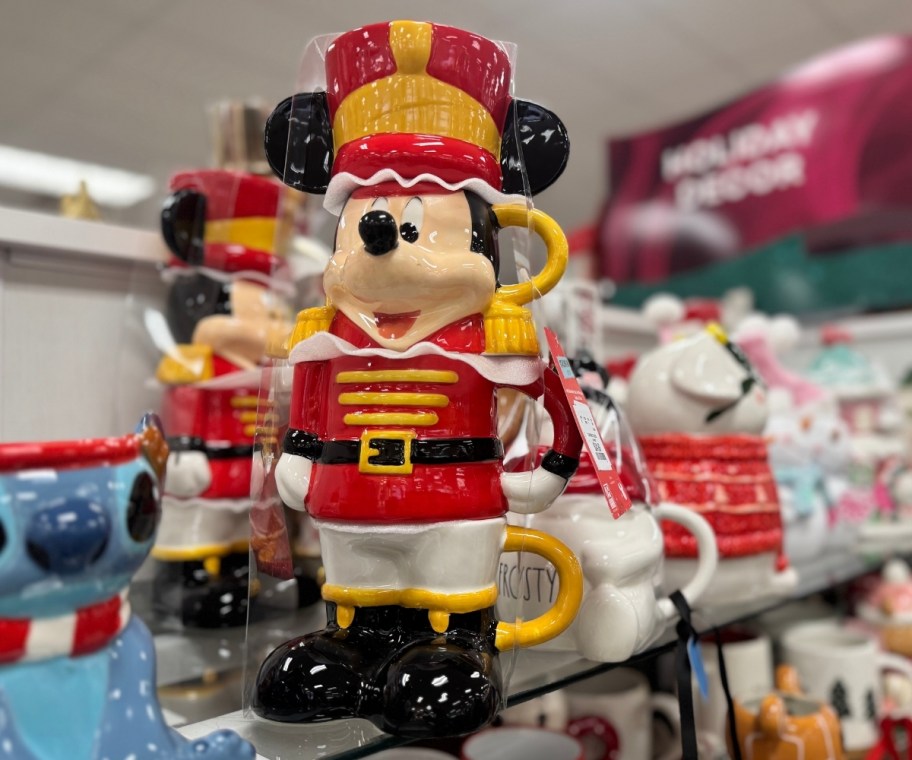 mickey mouse nutcracker stacking mugs set