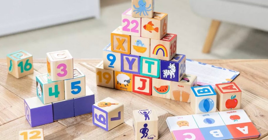 Melissa & Doug Toys Sale on Target.com | Ms. Rachel Blocks Only $20.99