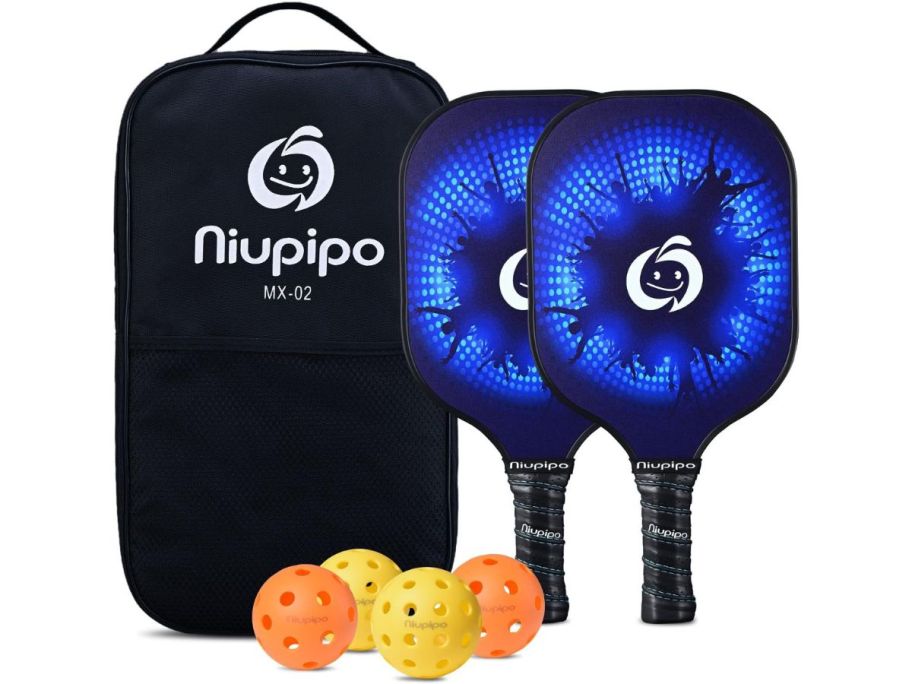 Stock image of a niupipo Pickleball Paddles Set (1)