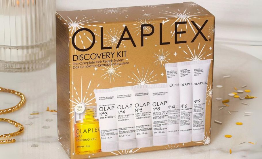 Olaplex 8-Piece Holiday Discovery Kit Just $35 Shipped on Ulta.com ($72 Value) | Includes Full-Size Bonding Oil