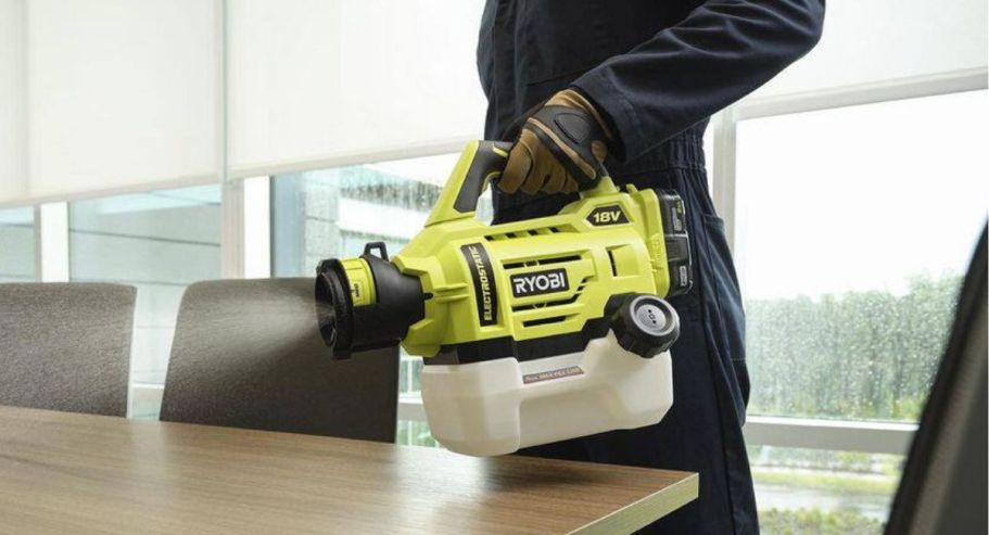 Up to 90% Off Ryobi Tools | Cordless Electrostatic Sprayer Only $11.99 Shipped for Prime Members!