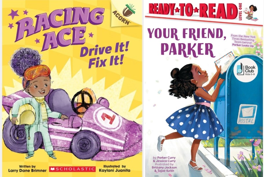book covers for racing ace and your friend parker