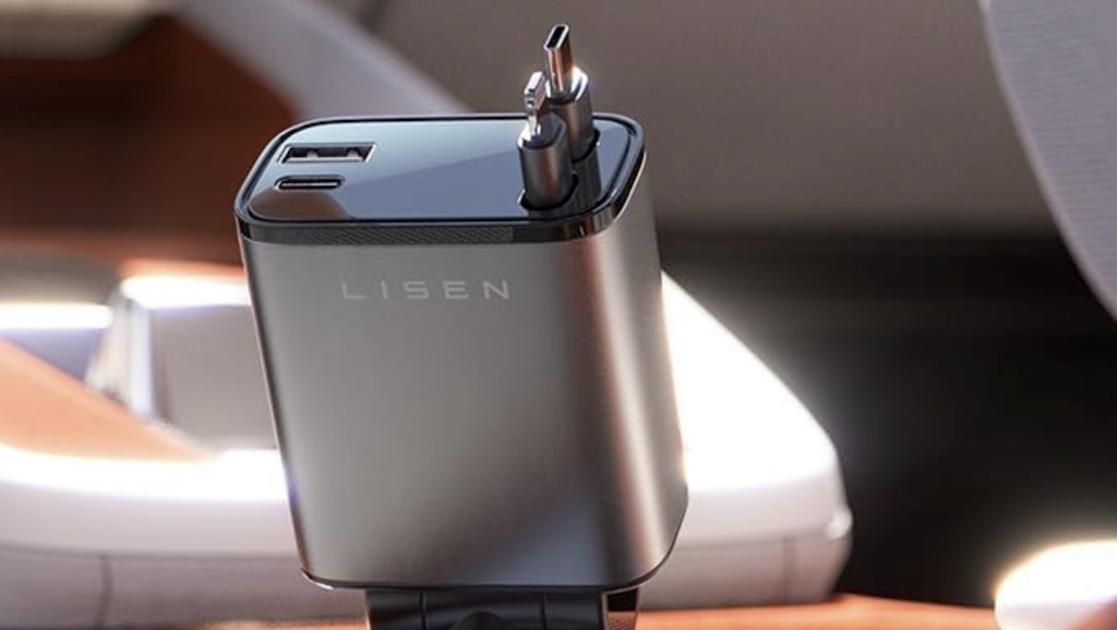 Retractable car charger 