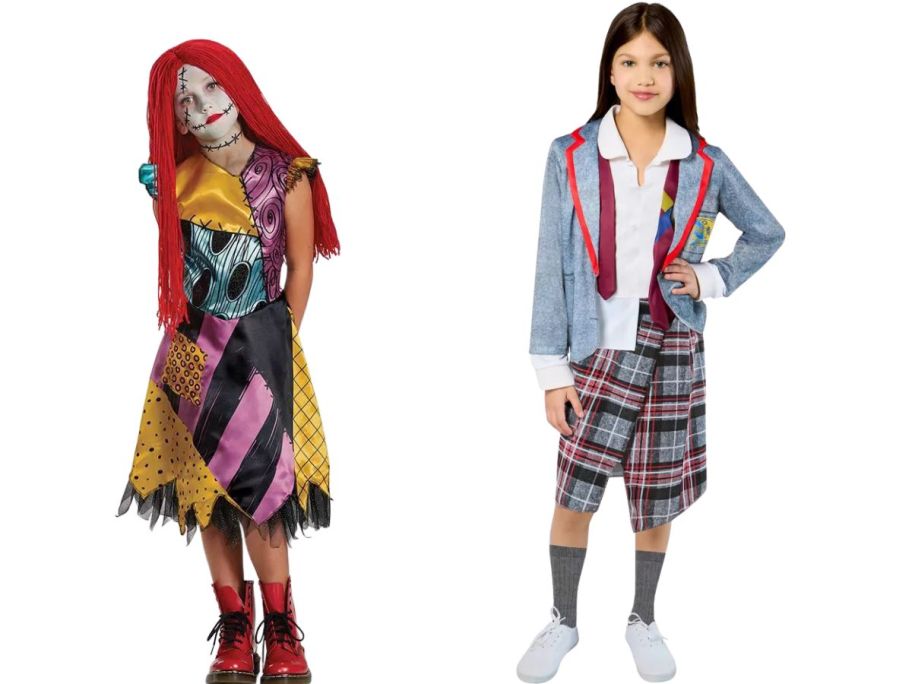 sally and astrid costume stock images