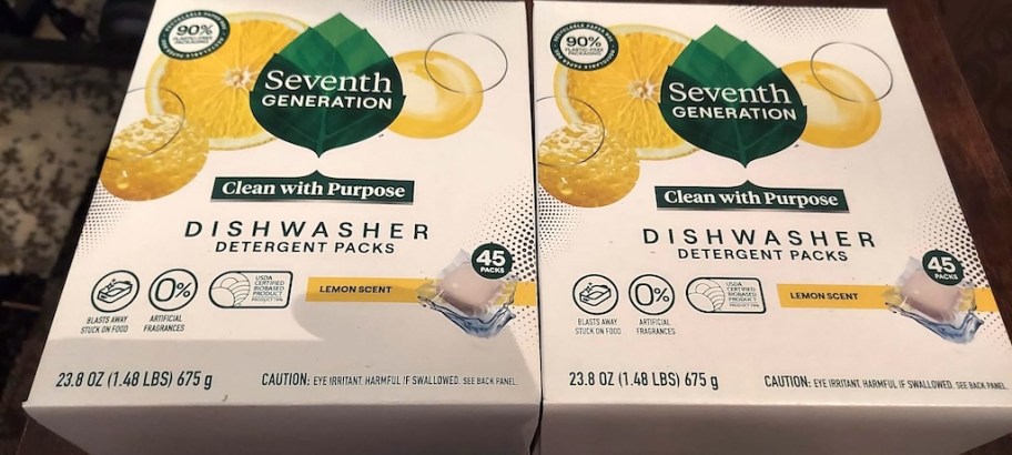 Seventh Generation Dishwasher Detergent Pacs 90-Count Only $13 Shipped on Amazon (Reg. $30)