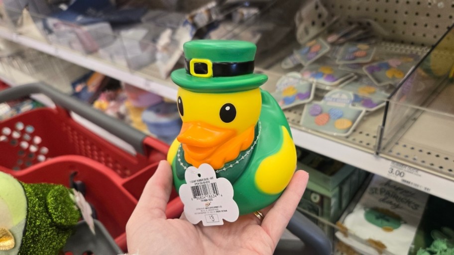 st patricks day rubber duckie