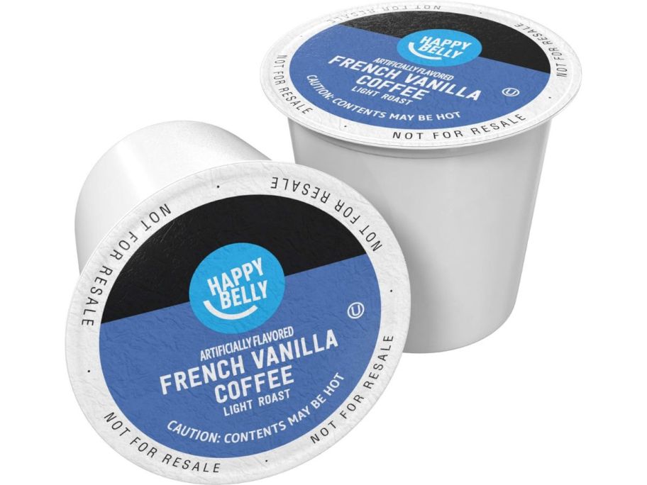 stock image of Happy Belly K-Cups French Vanilla Light Roast 100-Count