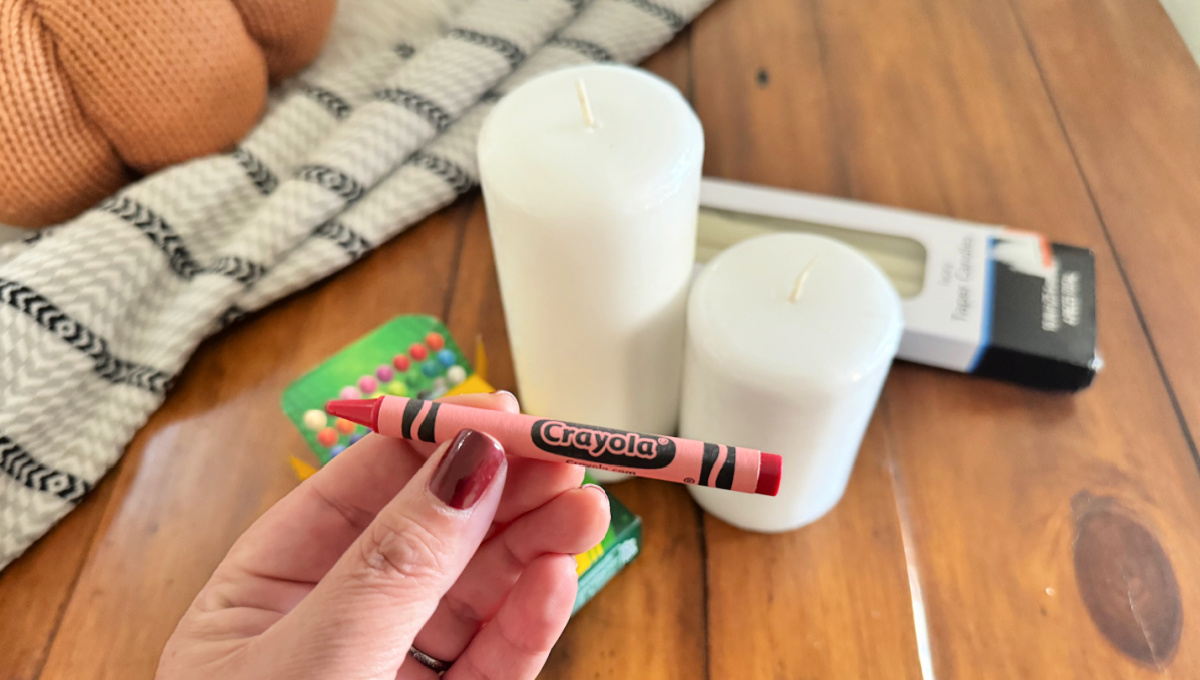 Make Spooky DIY Bloody Candles by Melting Red Crayons!