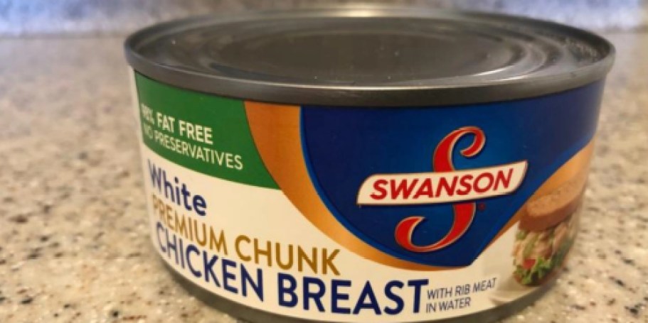 Swanson Canned Chicken Breast 4-Count Only $6 Shipped on Amazon