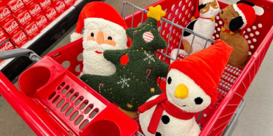 Hurry! Target Christmas Throw Pillows ONLY $5 – Fun Holiday Designs!