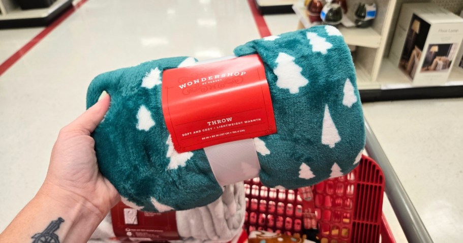 40% Off Target Christmas Blankets = Cozy Throws Just $6!
