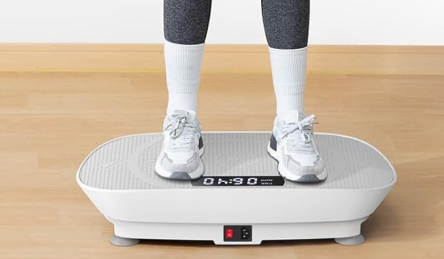 Vibration Plate Exercise Machine Only $84.99 Shipped on Amazon (10-Min Full Body Workout)