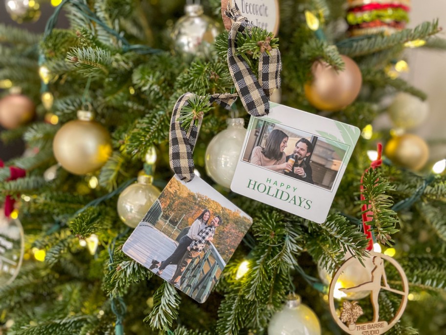 walgreens custom photo coasters in a christmas tree