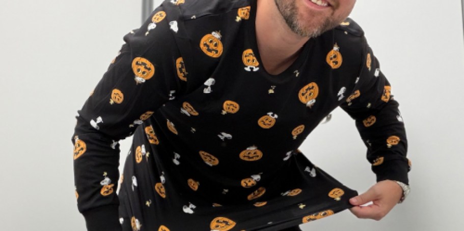 Matching Peanuts Halloween Pajamas from $9.98 on Walmart.com