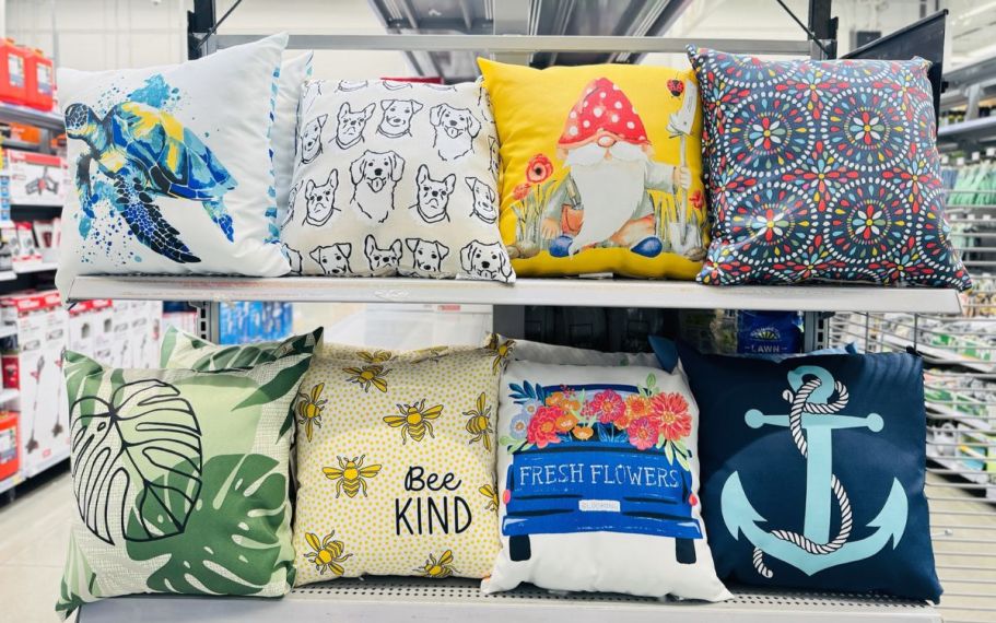 NEW $5 Reversible Outdoor Throw Pillows at Walmart