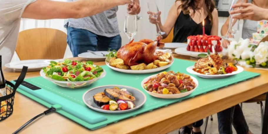 Get 50% Off This Food Warming Tray on Amazon | Just $29.99 & Great for Thanksgiving!