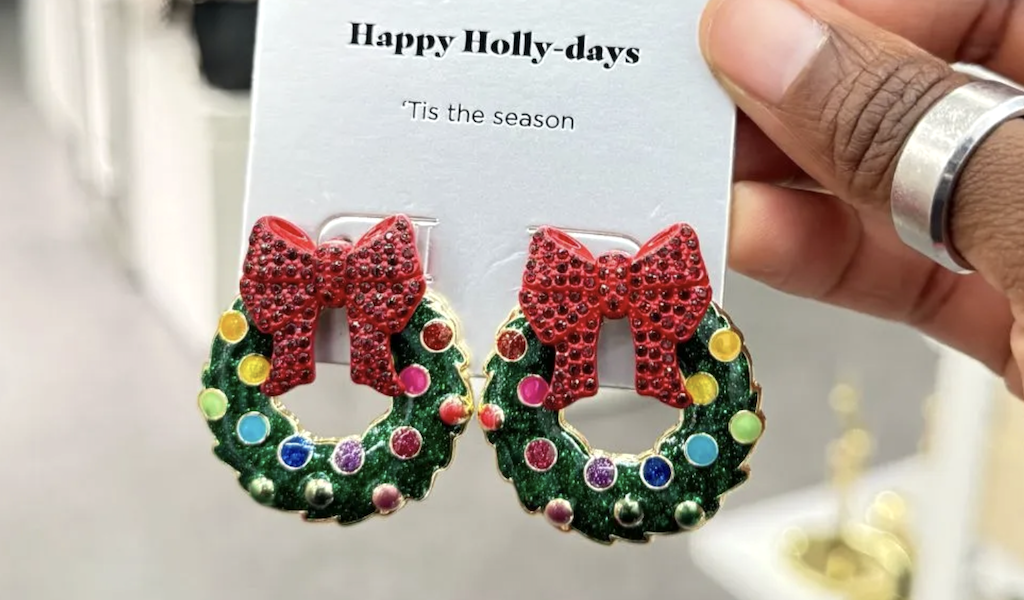 SugarFix Christmas Earrings from $12.99 at Target