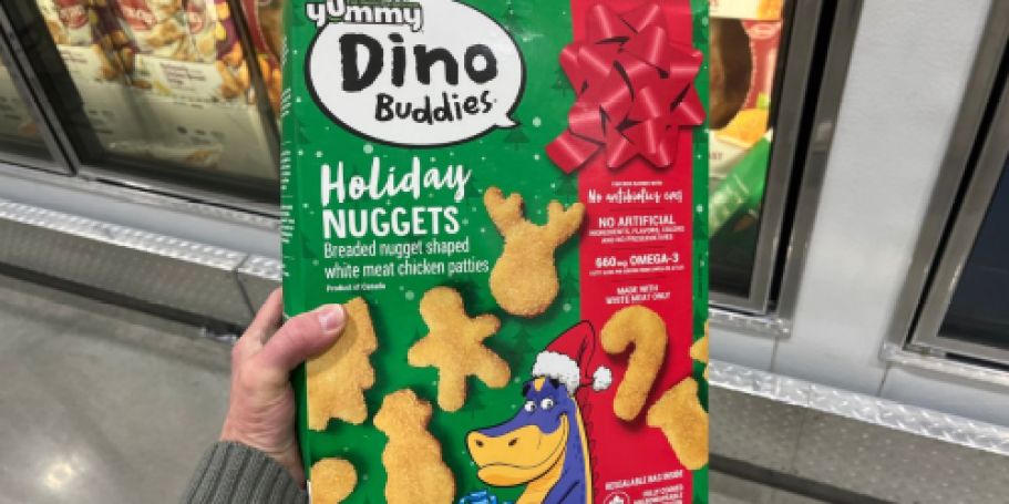 Don’t Miss These Holiday Dino Buddies Chicken Nuggets at Costco!