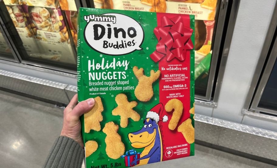 Don’t Miss These Holiday Dino Buddies Chicken Nuggets at Costco!