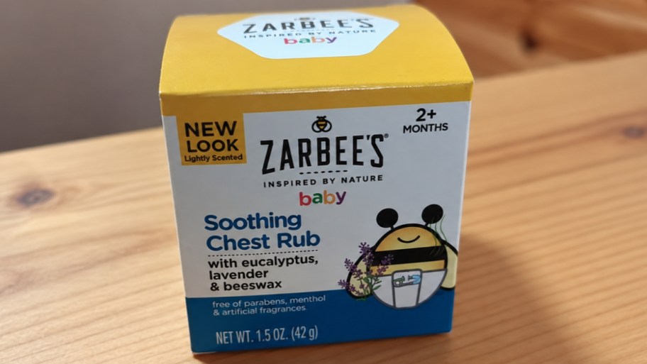 a jar of chest rub in a box