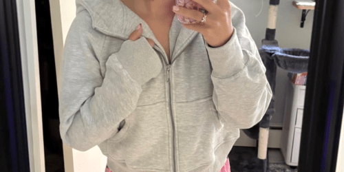 Women’s Zip-Up Hoodie Only $25.99 on Amazon – OVER $100 Less Than lululemon!