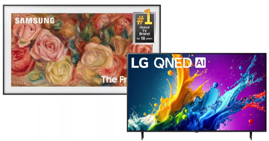 Samsung Frame TV and LG Smart TV