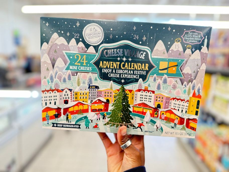 Aldi Cheese Village Advent Calendar