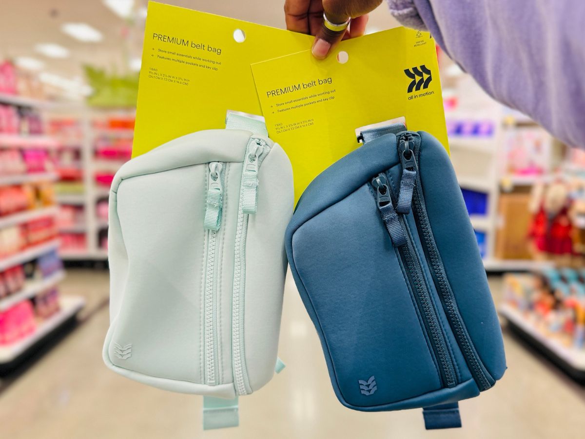 All In Motion Premium Belt Bags & Backpacks ONLY $19.99