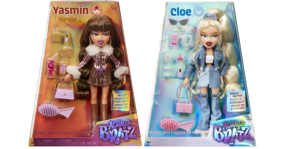 Alwayz Bratz dolls Yasmin & Cloe in packages 